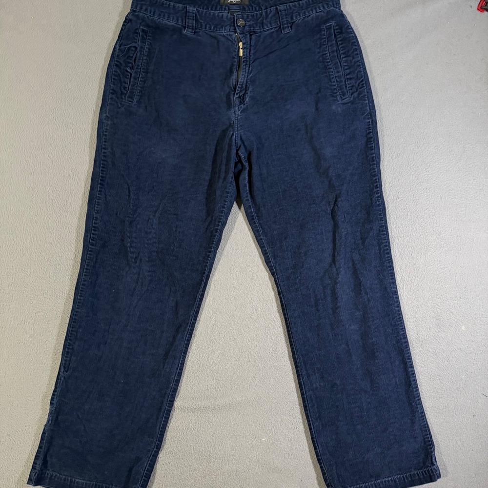 Vintage Sean John Mens‎ Corduroy Pants Size 38 Blue Casual Skater Grunge Y2K